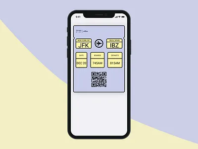JetBlue Reimagined Boarding Pass boarding pass design mobile travel