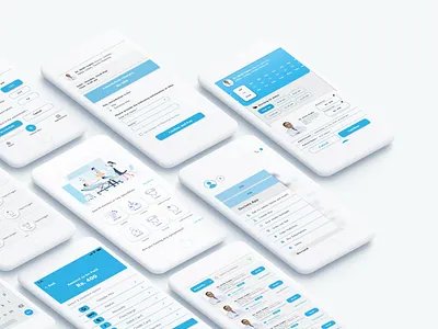 Medicapp app appointment booking branding dailyui design doctor app doctor appointment illustration minimal organizer planner ui ux vector