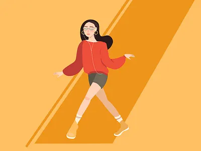 Sad girl buisness design flatdesign girl character illustration illustrator ux vector vectorart web