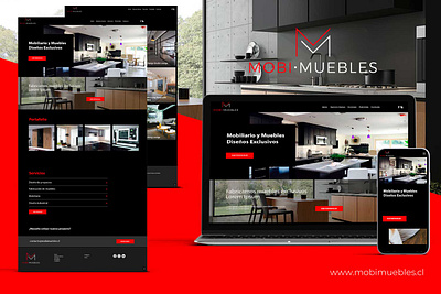 Mobi Muebles photoshop prototype ux design uxui web design