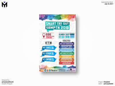 SMART TRY OUT PAMPHLET branddesigner coreldraw desainpamflet design designer graphicdesign graphicdesigner kuliah lampungcerdas logodesigner maulanaikhsanh pamflet pamphlet pamphletdesign pelajarlampung polygonstyle ribbon sbmptn tryout tryoutsbmptn