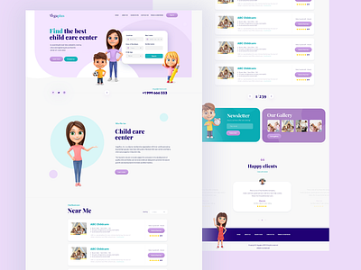 VegaPlus Children’s Care B2B Directory Web Design brand branding design designer designs ui ux wordpress wordpress design wordpress theme