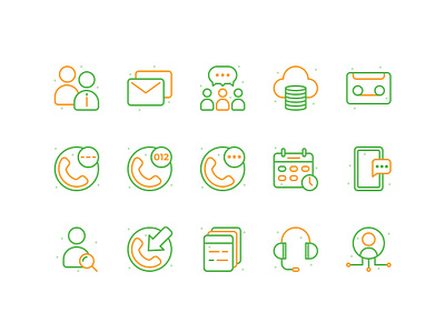 Communication & Telephony Icon background business call chat communication connect connection discussion icon icon set illustration information internet message network people person social technology web