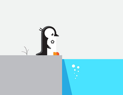 Sherriff Penguin Illustration adobe illustrator animal art animal illustration cartoon graphic design graphic designer graphic designing graphicdesign illustration illustration art illustrator