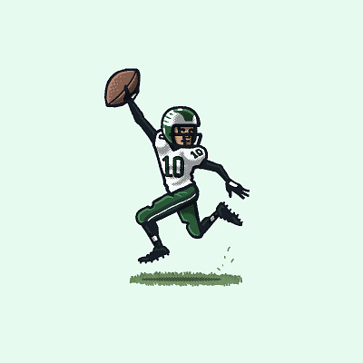 Miracle at the Meadowlands II athlete desean jackson drawing eagles football illustration mario miracle at the meadowlands nfl philadelphia philly portrait sports zucca