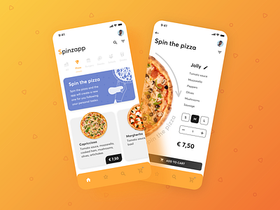 Pizza Experience adobe ilustrator adobe xd app design experience ios mobile mockup pizza ui ux