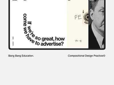 Brownjohn Robert — Compositional Design Practice© biography clean design interface minimal typography ui web