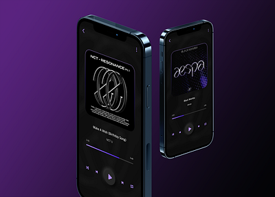 Music Player App app dailyui dailyuichallenge darkmode design figma flat music musicplayer ui uidesign uiux ux vector