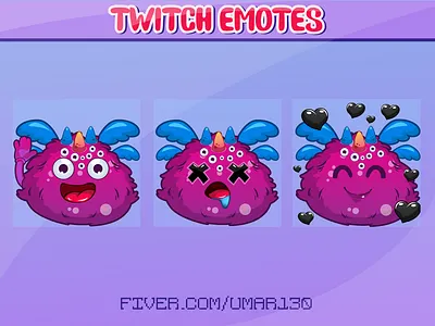 monster twitch emotes badges cartoon emotes chibi twitch emotes design emotes kawaii twitch emotes streamer twitch emotes twitch sub badges twitchtv