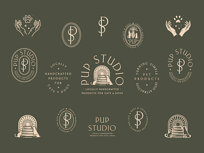 Pup Studio / Branding & Logoworks branding design drawing graphicdesign icon illustration lettering logo typography vector