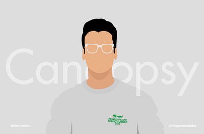 canoopsy ai design fashion graphic illustration illustration art illustrations illustrator men minimal minimalist spectacles summer typography youtube