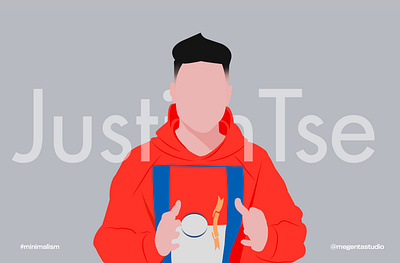 justeentse branding character character design design fashion graphic illustration illustration art men minimal minimalist potrait review summer summertime tech typography youtube