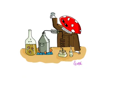 Gribman get Mushroom drinks branding cartoon illustration comics dc comic dccanim dccomics design gribman humor illustration marvel marvel comics marvel studios mushroom mushroom hero mushroom vodka mushroomman sketch superhero superman