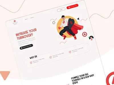 Marketing and sales campaign | Web Design campaign creative design data design homepage landing landing page design landingpage marketing marketing campaign minimal sales ui uiux ux ux design uxdesign web deisgn webdesign website