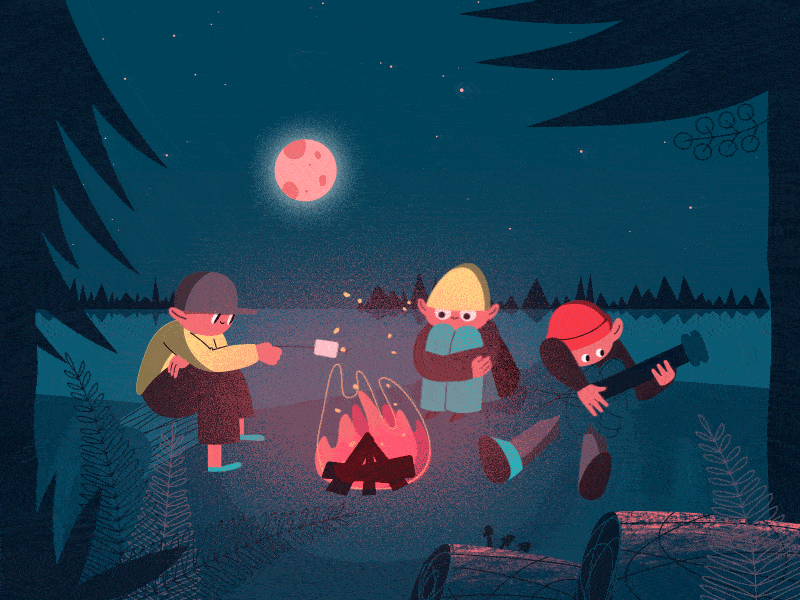 Motion Design School Tutorial aftereffects animation design flat illustration marshmellow moon motiondesign motiondesignschool stars tutorials