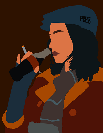 Piper Wright from Fallout (Basic) art basic digitalart simple