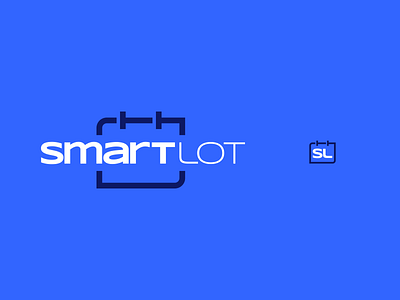SmartLot Logo brand branding calendar design font identity logo logotype mark smart symbol technology typography vector wordmark