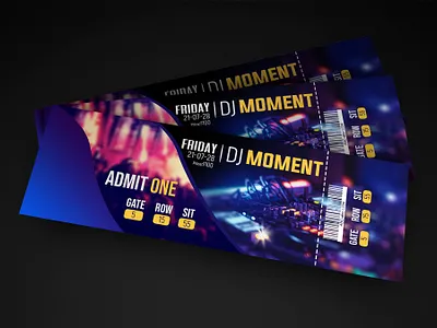 Ticket Design design event design graphic design graphic designer illustration photoshop print design ticket design