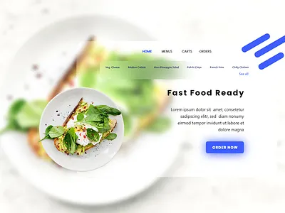 Glassmorphism - Restaurant landing page adobexd design figma food food illustration glass glassmorphism glow landing morphism page design restaurant ui uidesign uiux ux uxdesign webdesign website white