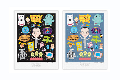 Pee-wee's Playhouse adobe illustrator character design cute illustration jerrod maruyama kawaii vector