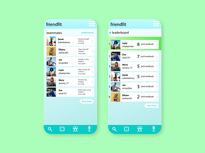 Leader Board app branding dailyui dailyuichallenge design leader board ui ux web