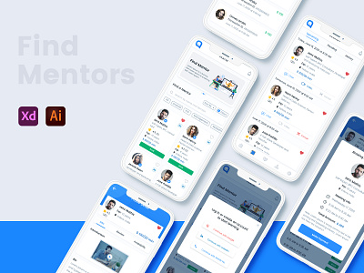 AskMe App UI android app app design app ui ios app ios ui learning app lms mentor app mobile app ui online teaching app student app teacher teacher app ui ui uiux ux vector video tutorial