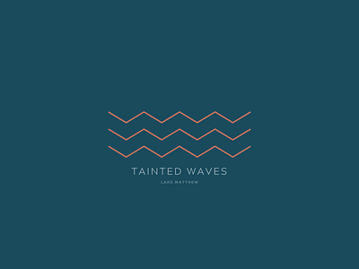 Tainted Waves. branding design graphic design logo