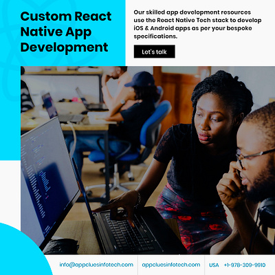 Custom React Native App Development Company in USA react native mobile development