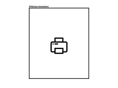 Printer icon animation 2danimation animated animation animation design animation2d animations icons lottie lottieanimation lottiefiles motion design motiongraphics printer