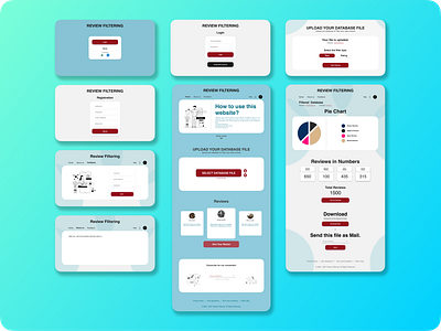 Review Filtering Web UI dailyui design typography ui web