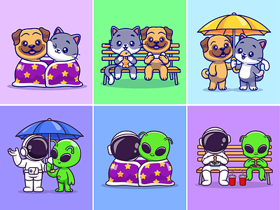 Alien Dog designs, themes, templates and downloadable graphic elements on  Dribbble