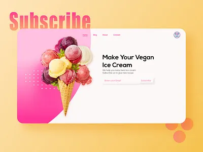 Subscribe - Daily Ui 026 adobe illustrator adobe xd challenge 026 daily ui 026 daily ui challenge dailyui subscribe ui design ux design web design web page