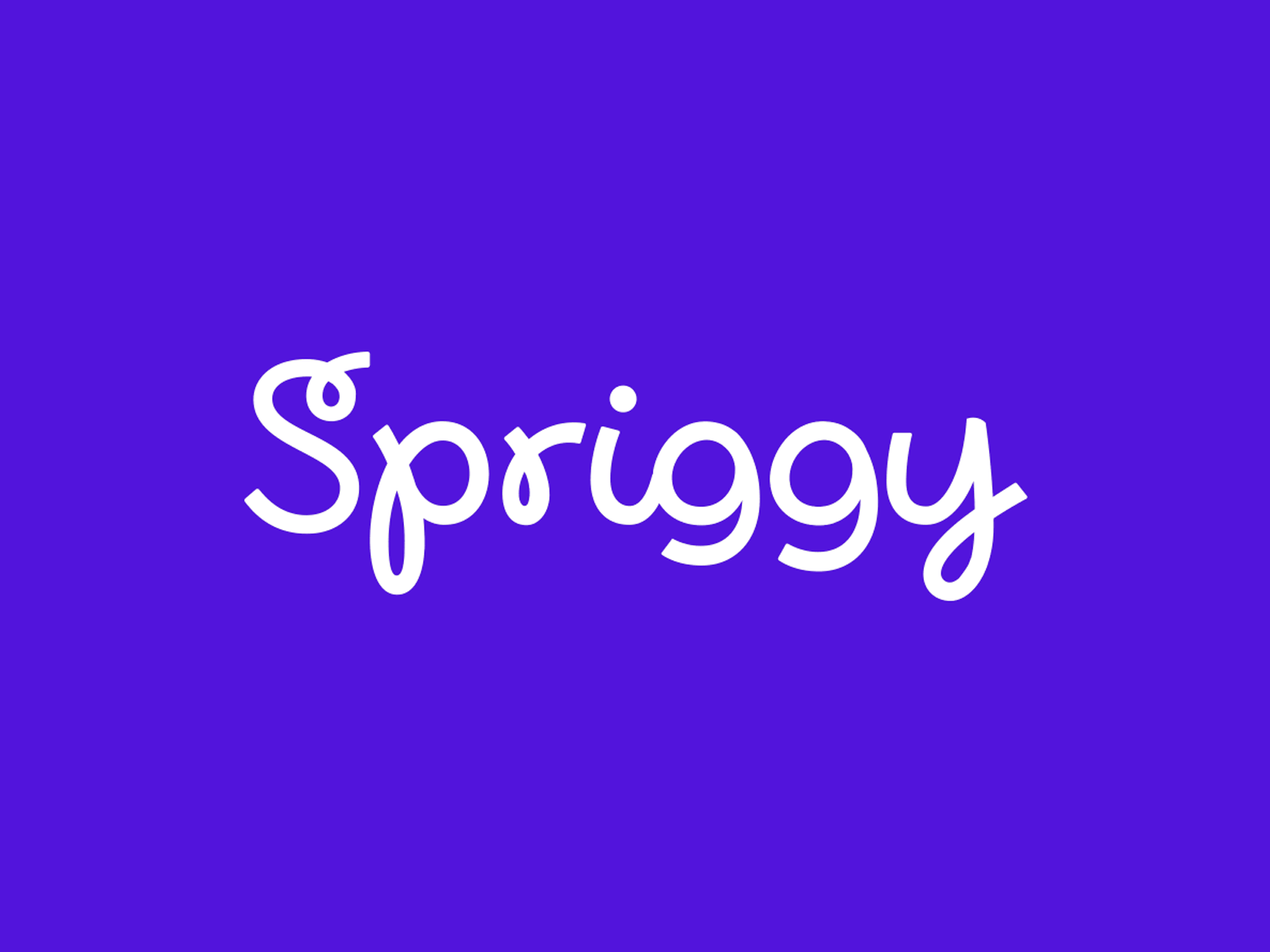 Spriggy Wordmark branding finance branding lettering ligature logo logo animation logo process logotype script type typography wordmark wordmark design wordmark logo