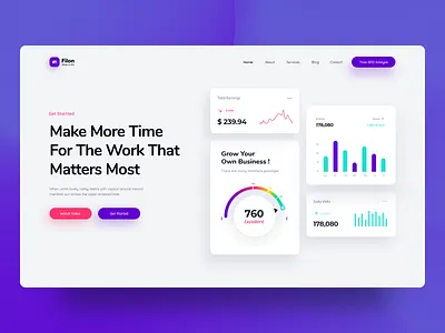 hedear Design clean creative dark design flat header header design hero hero header landing landing page minimal navigation ui ui kit user interface ux web web design website