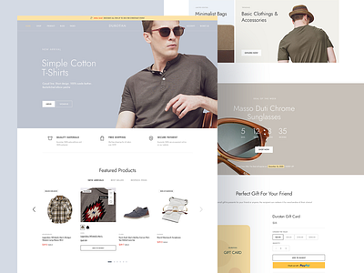 Durotan 3 - Luxury Fashion Brand Store Online banner clothing ecommerce fashion minimal minimalist shop shopify shopify theme slider store theme ui web woocommerce