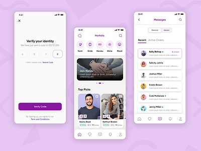 Tarot Card App app branding concept design figma germany minimal mobile ui prototype tarot card ui uidesign uiux ux