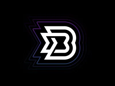 Animated Logo for Ballbass DJ Vlog aftereffects animation blog bolt branding dj electric electronic identity intro letter b lettering logo motion music vlog waves