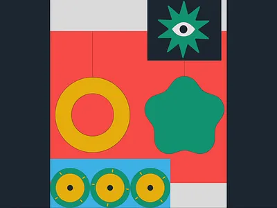 Abstract animation abstract eye flat illustration motion motion graphics shape animation shapes web illustration