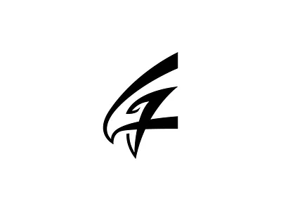 Eagle 4 4 american animal art bird bird logo branding design eagle falcon feather hawk icon illustrator logo logo designer mark minimalistic vector wings