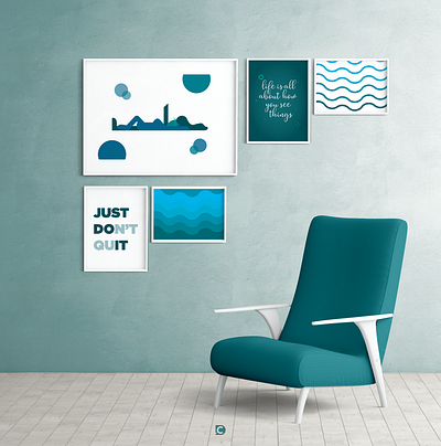 Teal aesthetic creative design designagency designsprint freepik illustration illustration art inspiredesign mockup relax shades