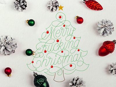 Merry Christmas Greetings Card christmas card christmas lettering christmas tree customtype goodtype greetings card hand lettering lettering merry christmas typegang xmas card xmas lettering xmas logo xmas tree