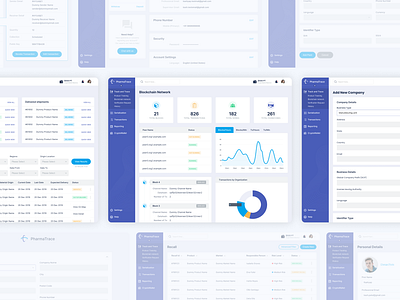 Revolutionizing Pharmaceutical Supply Chain with Blockchain appdesign branding creativedesign design dribbleshots figma illustration logodesign minimaldesign moderndesign prototype ui uiux ux