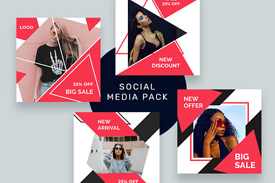 Social Media Marketing Shopping Pack ad ads banner banner template design facebook facebook template flyer instagram instagram post instagram template marketing marketing shopping pack new template shopping pack social media marketing social media post template web template