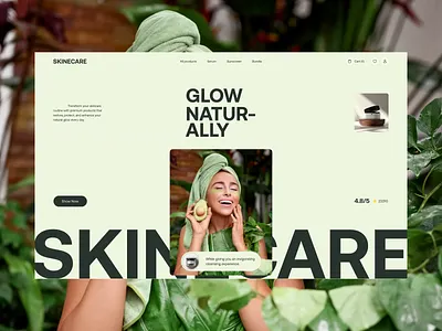 Skincare - E-commerce Website Design aniamtion cosmetic web ecommerce ecommerce website design motion design skincare website design ui design uiux design web website website aniamtion website animation website design