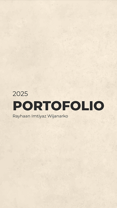 Portofolio 2025 branding design graphic design mockup social media ui vector