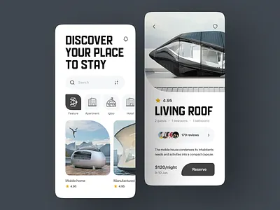 Apartment Booking App airbnb apartment app design booking booking app mobile mobile app reservation