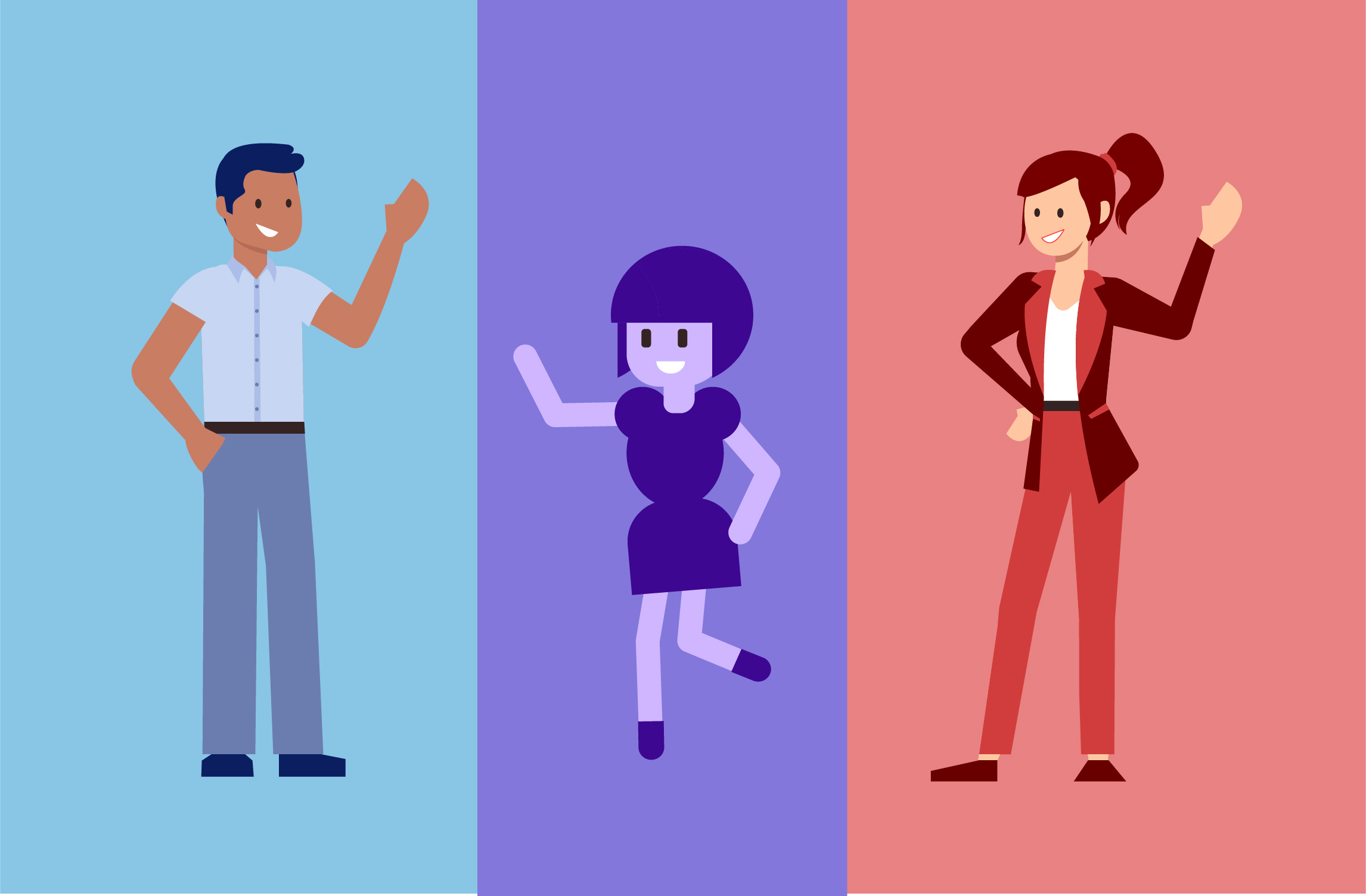 AI Friend 2d adobe illustrator ai artificial intelligence character design characters cute design flat graphic design illustration people