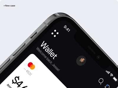E-wallet app banking case case study dark mode dark theme interface mobile mobile app product ui voice assistant wallet