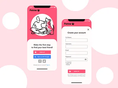 Mobile app Sign up app mobile mobile app design mobile ui sign up ui