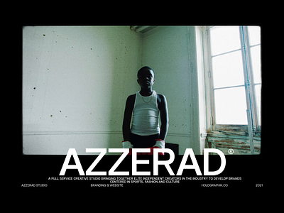 AZZERAD — Behance art direction interaction layout typography website